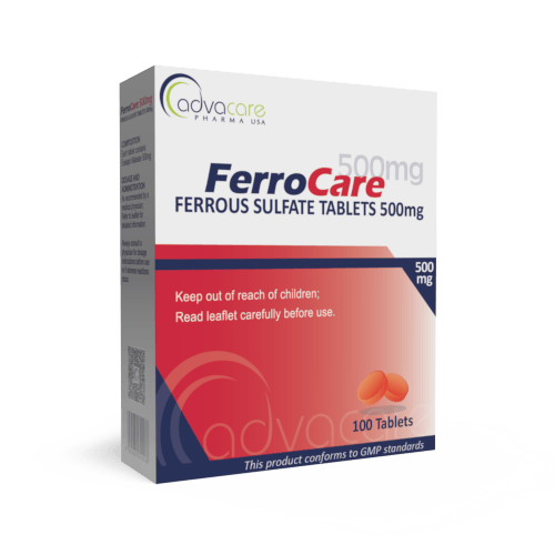 Ferrous Sulfate Tablets (box of 100 tablets)