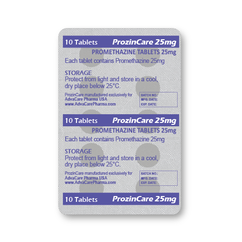 Promethazine Tablets (blister of 10 tablets)