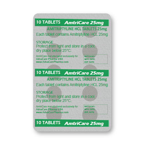 Amitriptyline Tablets (blister of 10 tablets)