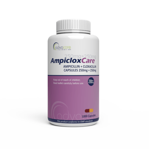 Ampicillin + Cloxacillin Capsules (bottle of 1000 capsules)