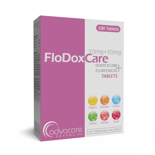 Comprimidos de Doxiciclina HCl + Florfenicol (caja de 100 comprimidos)