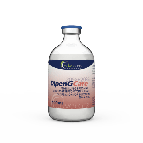 Suspension Injectable de Pénicilline G Procaïne + Sulfate de Dihydrostreptomycine (1 flacon)