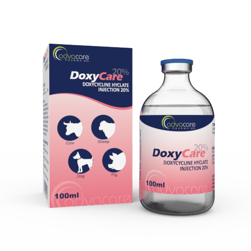 Injection de Doxycycline Hyclate (1 boîte et 1 flacon)