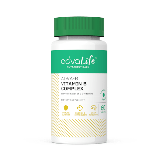 Comprimés de Vitamine B Complex (bouteille de 60 comprimés)