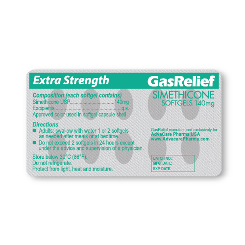 Capsules de Soulagement des Gaz (blister de 10 capsules)