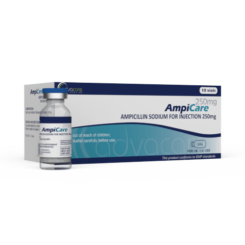 Ampicillin Sodium for Injection (1 box and 1 vial)