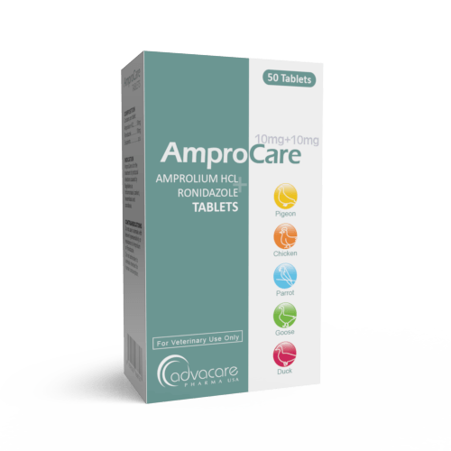 Comprimidos de Amprolio HCl + Ronidazol (caja de 50 comprimidos)