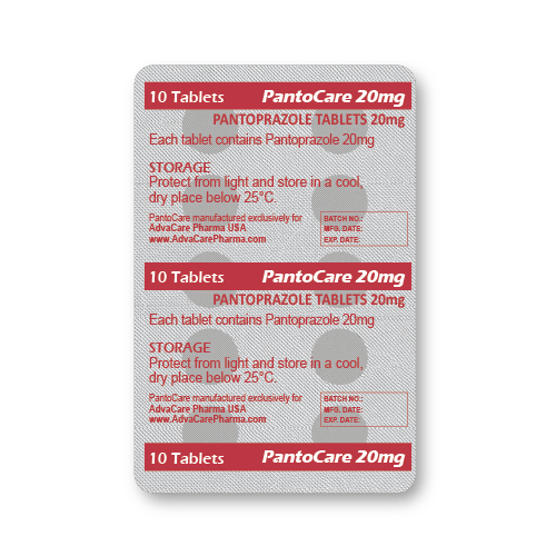 Pantoprazole Tablets (blister of 10 tablets)