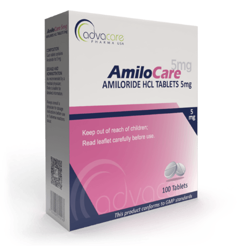 Amiloride HCl Tablets (box of 100 tablets)