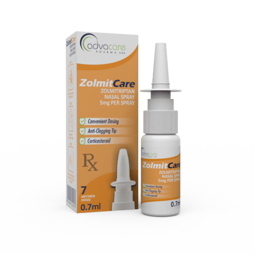 Zolmitriptan Nasal Spray (1 box and 1 spray bottle)