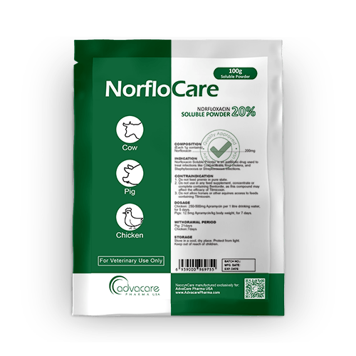 Poudre Soluble de Norfloxacine (1 sac)