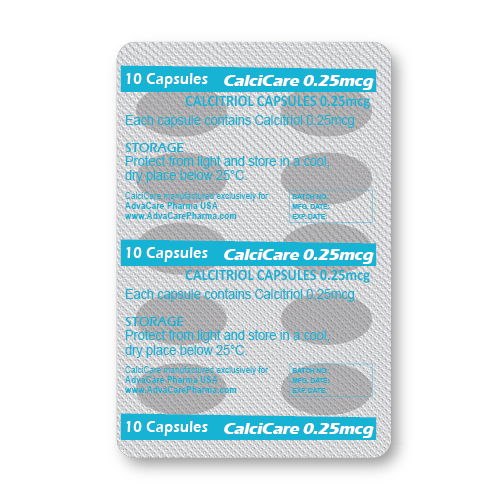 Calcitriol Capsules (blister of 10 capsules)