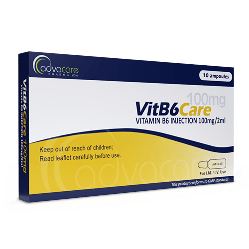 Vitamin B6 Injection (Pyridoxine HCl) (box of 10 ampoules)