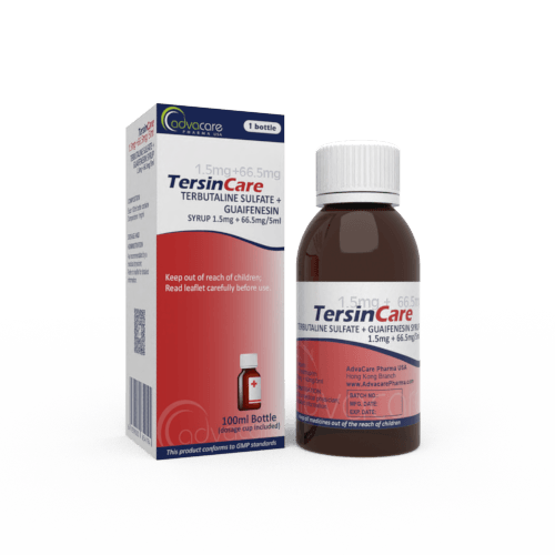 Terbutaline Sulfate + Guaifenesin Syrup (1 box and 1 bottle)