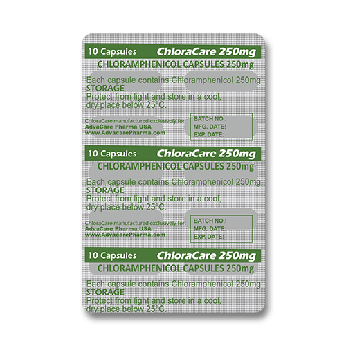 Chloramphenicol Capsules (blister of 10 capsules)